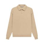 Поло Fear of God Essentials Knit Long-Sleeve Polo 'Sand' 1