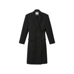 double-breasted Erla coat 1