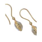 Серьги Herkimer из желтого золота с бриллиантами 2