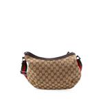 Saddle Zip Messenger Bag GG Canvas with Leather Medium crossbody bag 2