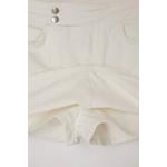 Экрю Джинсовая мини-юбка с деталями на талии 100% хлопок Twoss26Sr00001 7