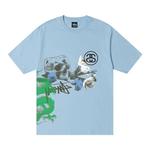 Футболки Stussy Strike Pigment Dyed Tee 'Sky Blue' 1