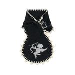 Cupid intarsia-knit scarf 1