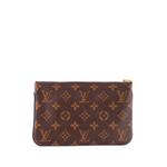 Double Zip Pochette Reverse Monogram Giant clutch bag 2