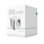 DEEPCOOL AK620 DIGITAL SE WH двухбашенный кулер — White 10