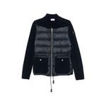 padded panelled cardigan 1