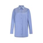 pleated-back long-sleeve shirt 1