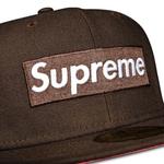 Кепки Supreme No Comp Box Logo New Era 'Brown' 3