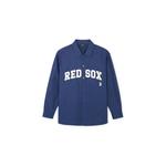 ХЛОПКОВАЯ РУБАШКА С ДЛИННЫМ РУКАВОМ В СТИЛЕ VARSITY BOSTON RED SOX 1