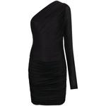 PIla one-sleeve ruched minidress 1