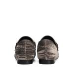 Ashe horsebit-detail velvet loafers 3