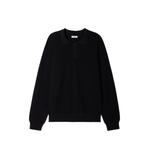 ribbed alpaca polo shirt 1