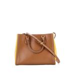 Сумка-тоут Bicolor Lux Convertible Open Saffiano Leather Medium 2