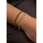 Браслет Heart Bezel из золота 14K с вермелем 2