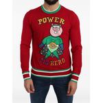 intarsia-knit pig-motif sweater 1