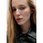 Куртка из искусственной кожи с эффектом крокодила 5