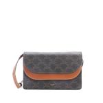 Wallet on Strap Triomphe Coated Canvas crossbody bag 1