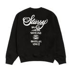 Свитшоты Stussy World Tour Crew 'Черный' 2