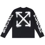 Футболки с длинным рукавом Off-White Spray Arrow Skate Long-Sleeve Tee 'Черный' 2