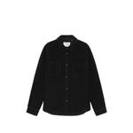bouclé patch-pocket shirt jacket 1