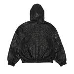 Кожаные куртки Supreme Studded Hooded Leather Jacket 'Black' 2