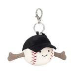 Брелоки и шнурки Jellycat Amuseables Sports Bag Charm 'White' 1