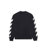 Diagonal crew-neck sweatshirt 2