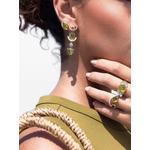 peridot and diamond stud earring 2
