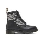 Ботинки Futura Laboratories x Dr. Martens 1460 «Embroidered Black» 1
