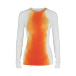 Рубашки и топы Ferragamo Ombre Knit Long-Sleeve Top «White» 1