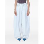 The Ovalo de-Nîmes high-waisted curved jeans 1