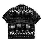 Поло Supreme Gradient Grid Zip Up Polo 'Black' 2