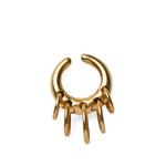 Pierced Circle ear cuff 2
