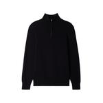 boxy jumper with standing collar 1