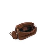 Lima fringe-trim leather shoulder bag 4