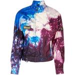 graphic-print patch-detail jacket 1