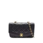 Маленькая сумка на плечо Quilted Lambskin Diana Single Flap (1996-1997 годы) 1