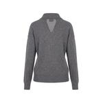 cashmere v-neck collar sweater 2