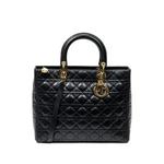 Большая сумка на плечо Lady Dior Zip 1
