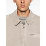 zip-up corduroy-collar jacket 5
