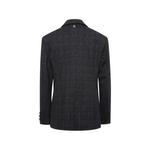 Prince of Wales check double-breasted blazer 2