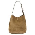 Сумки через плечо Saint Laurent Large Le 5 à 7 Suede Shoulder Bag «Новый ячмень» 2