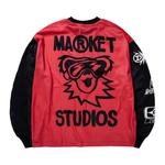 Джерси Market x Greateful Dead Market Moto Jersey 'Red/Black' 2