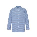 gingham-check panelled shirt 1