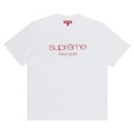 Футболки Supreme Classic Logo Short-Sleeve Top 'White' 1