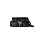 Сумки через плечо Gucci Marmont Small Multi Pocket Bag 'Чёрный' 1