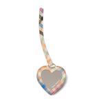 check heart mirror keychain 2