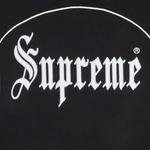 Худи Supreme Curve Piping Худи с капюшоном 'Чёрный' 3