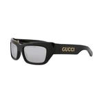 Солнцезащитные очки Gucci Cat Eye 'Black/Silver' 3