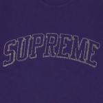Футболки Supreme Sketch Embroidered Short-Sleeve Top 'Purple' 2